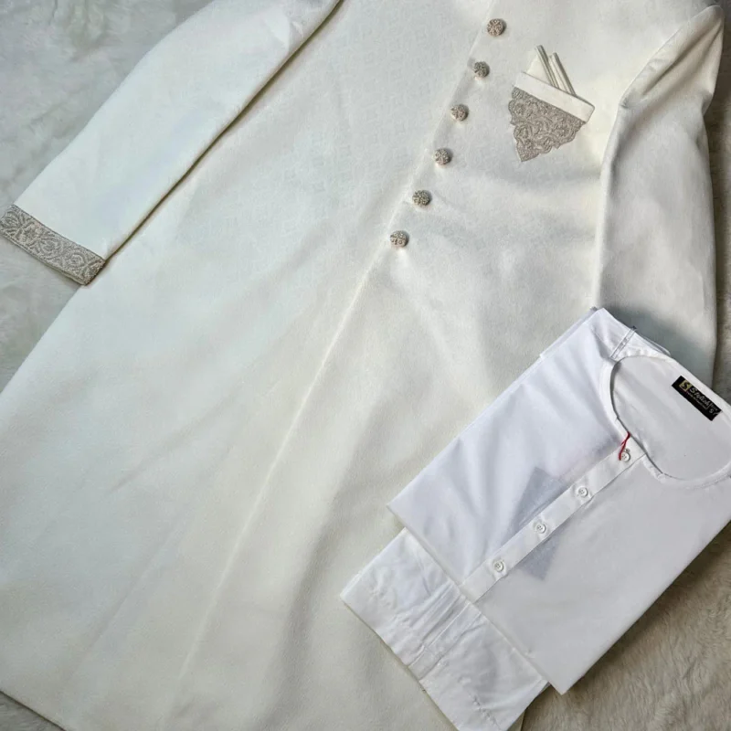 Imperial Brocade Sherwani Ensemble